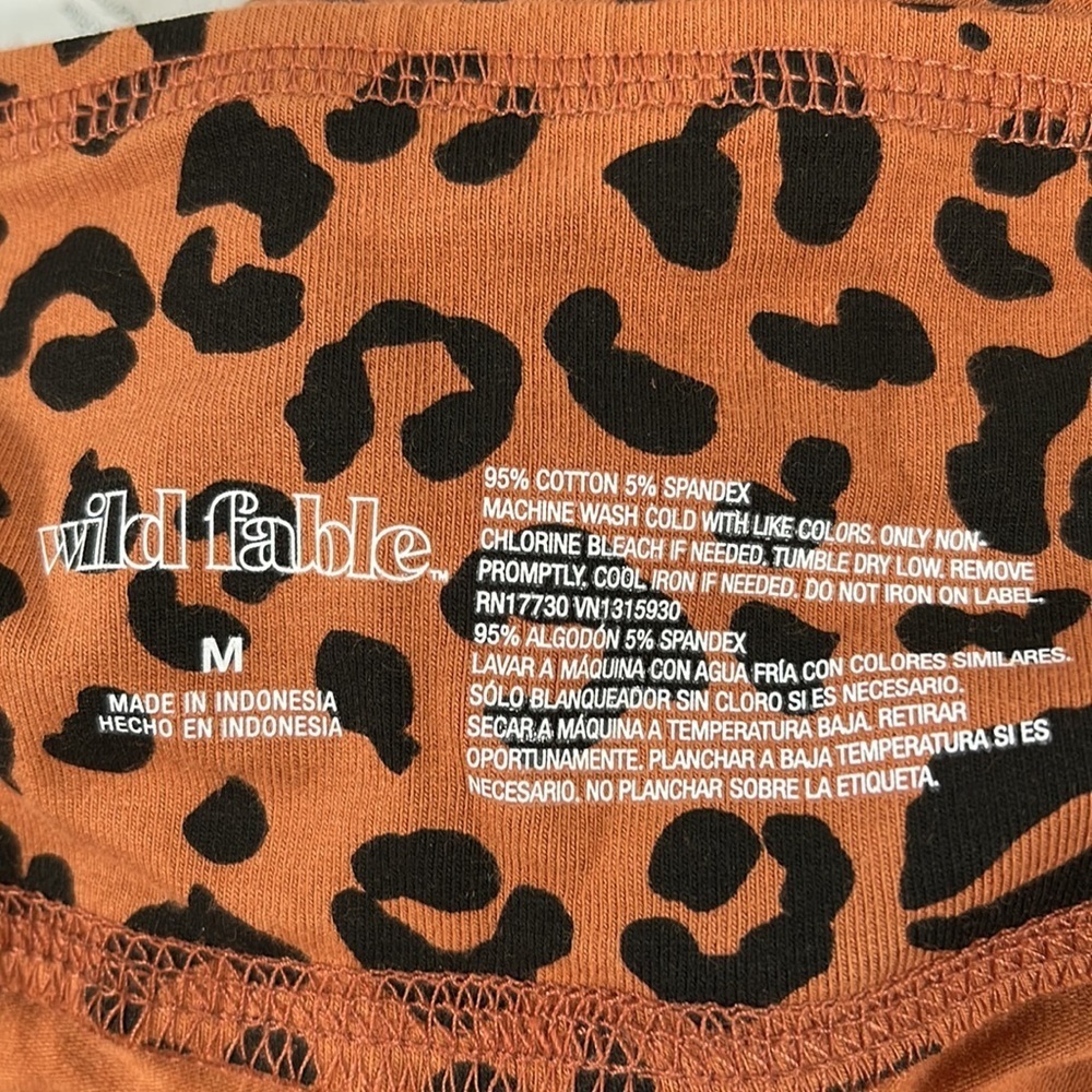 WILD FABLE Women's High-Waisted Animal Print Classic Leggings Size Medium - Picture 7 of 8